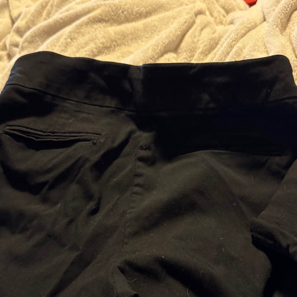 ★ Black Career Dress Pants Women's Size 30x27 Straight Leg Slacks - Picture 4 of 6